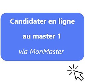 Acces au site Mon Master pour candidater en master 1